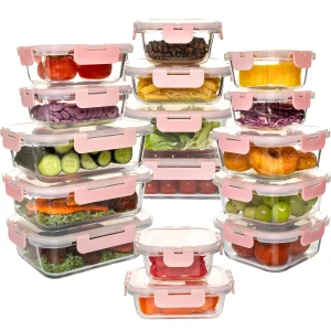 16-Piece Glass Food Storage Containers