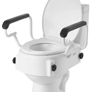 Raised Toilet Seat With Arms